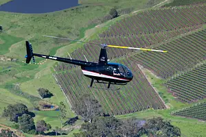 Helicopter Picnic Among the Vines