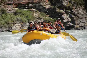Athabasca Falls And Canyon Rafting Experience
